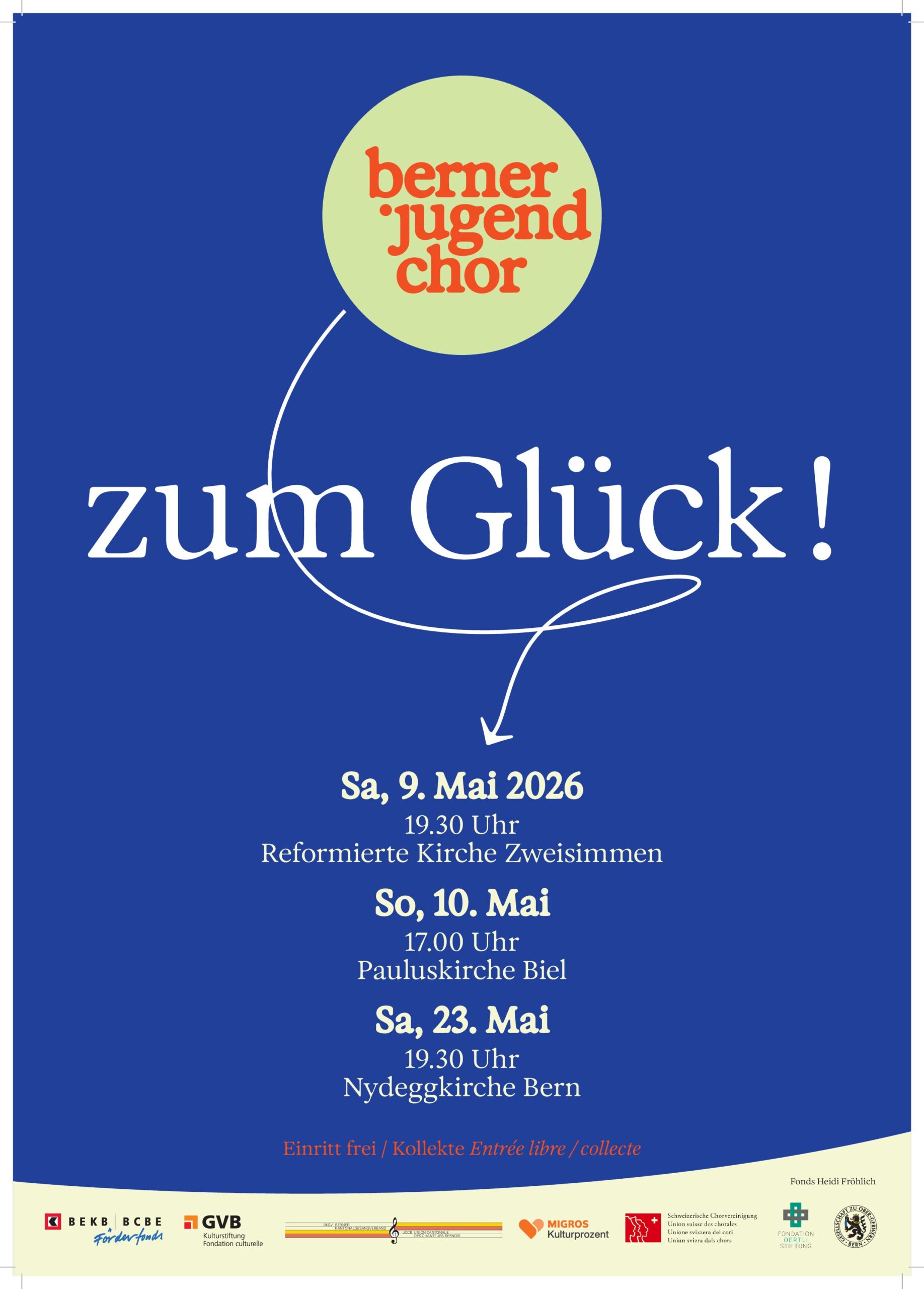 Berner Jugendchor Zum Glück!